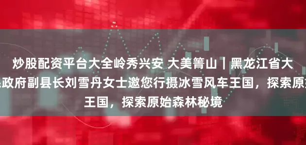 炒股配资平台大全岭秀兴安 大美箐山｜黑龙江省大箐山县人民政府副县长刘雪丹女士邀您行摄冰雪风车王国，探索原始森林秘境